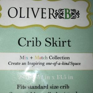 White Crib Skirt